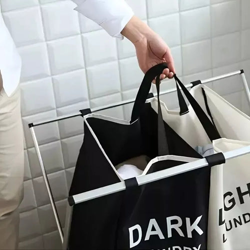 Cesto Canasto Tela Ropa Sucia 3 Comparti