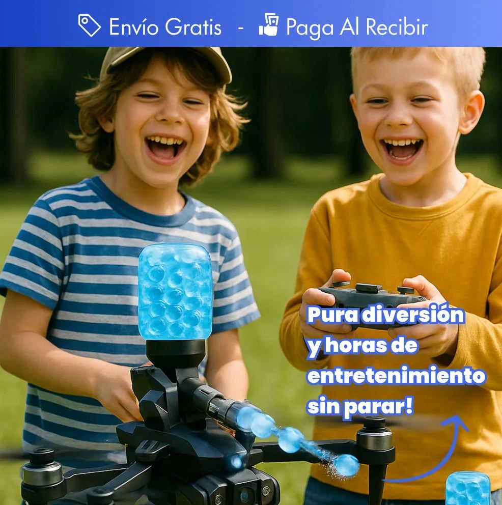 DRON  HIDROGEL CARG ¡TRIPLE CAMARA 4K !