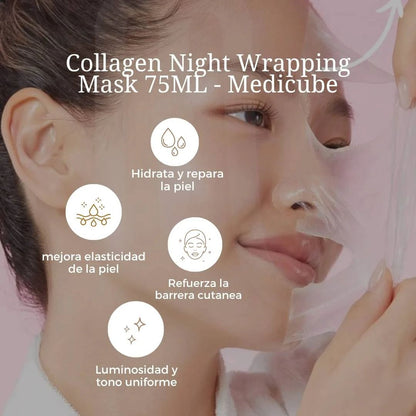 MASCARILLA DE COLAGENO NOCTURNO -MEDICUBE