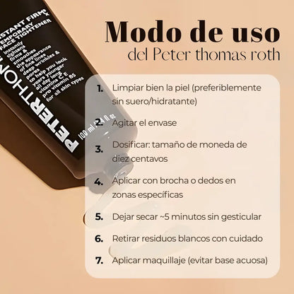 Peter Thomas Roth Instant FirmX Eye  60 ML | Gel Tensor Inmediato para Contorno de Ojos